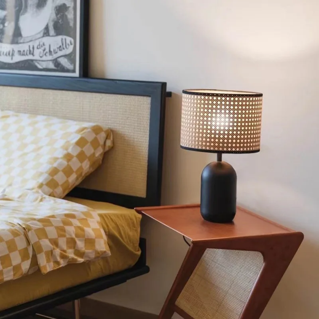 Rattan Glow Table Lamp.