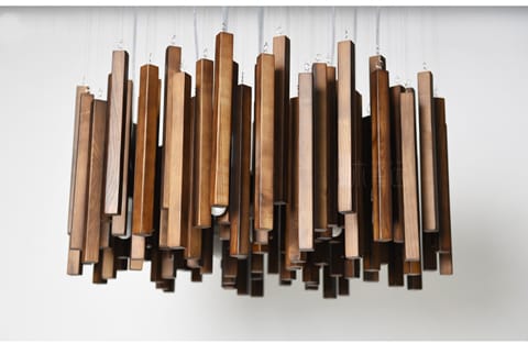 The Cascade Wooden Chandelier