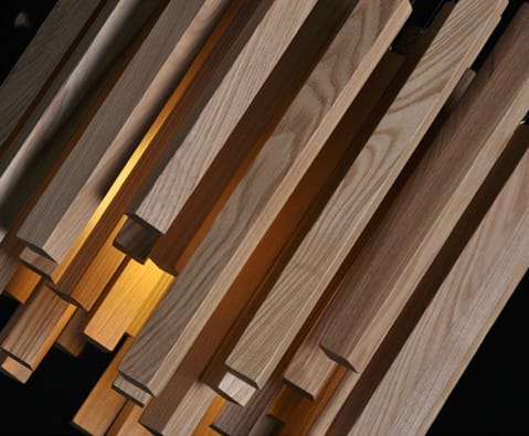 The Cascade Wooden Chandelier