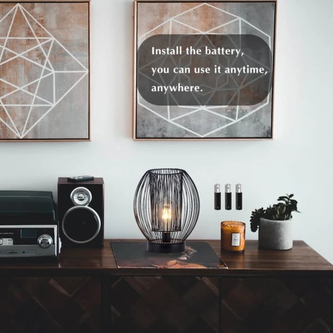 Aura Glow Cage Lamp